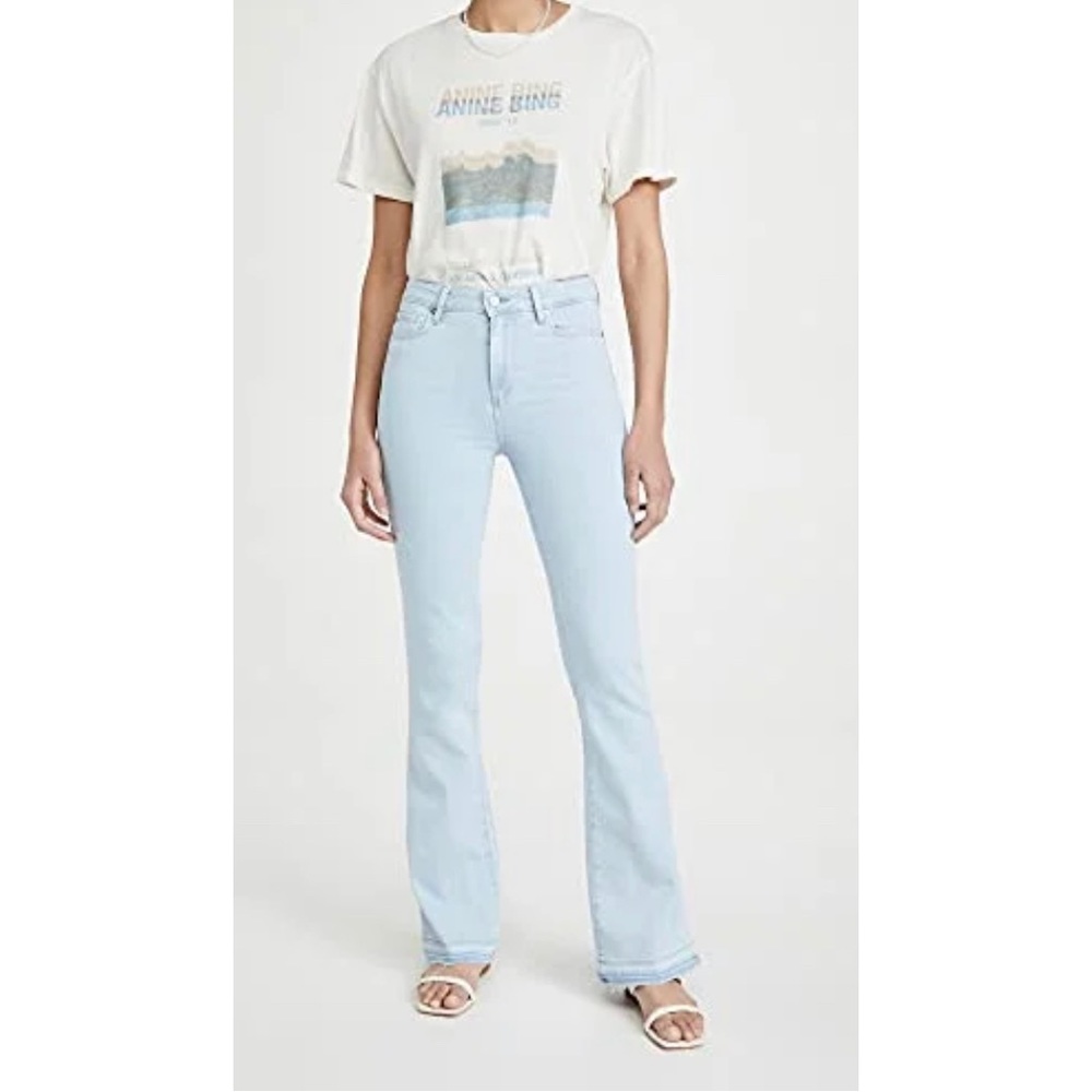 Paige high-rise Laurel Canyon NWT in Paige bag size 25
32” inseam
10” rise
